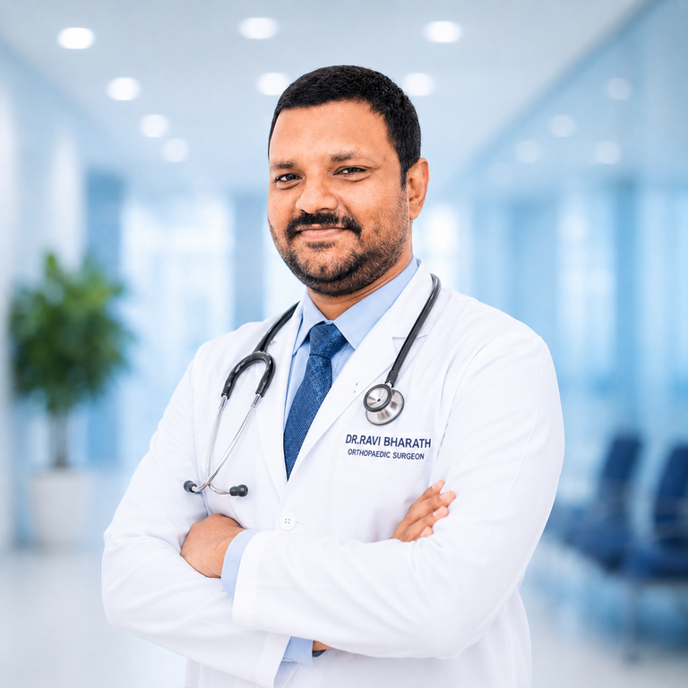 Portrait of Dr.Ravi Bharath, Orthopaedics specialist at Wellness Hospitals