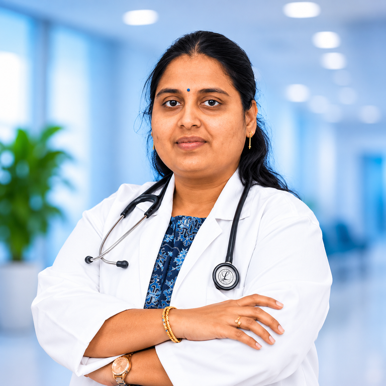 Portrait of Dr Navatha, Cardiology specialist at Wellness Hospitals