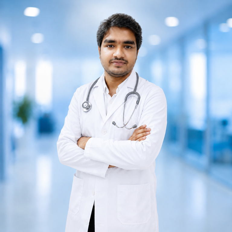 Portrait of Dr Gangone Sharath, Paediatrician specialist at Wellness Hospitals