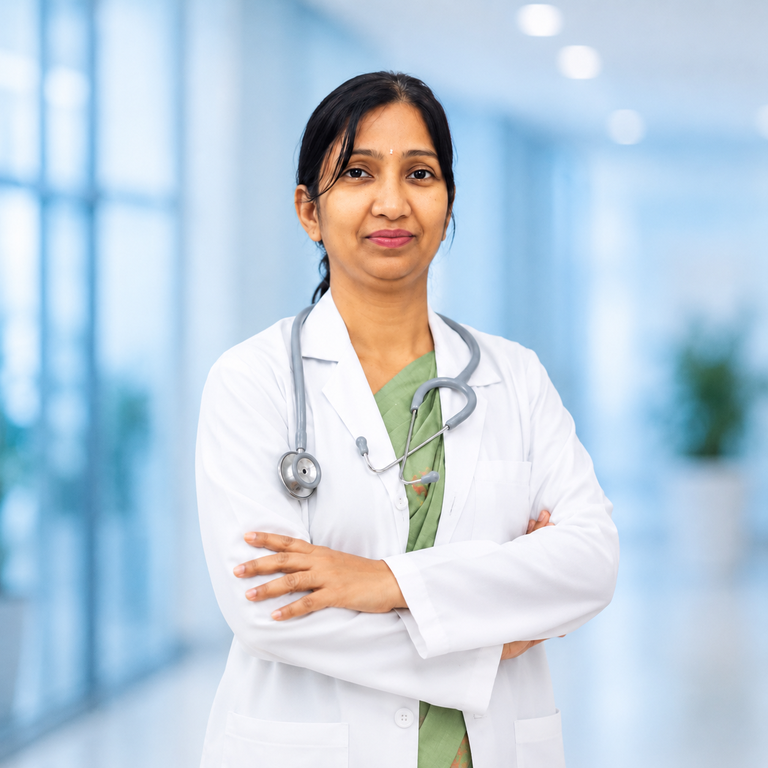 Portrait of Dr Potluri Sindhuri, Psychiatry specialist at Wellness Hospitals