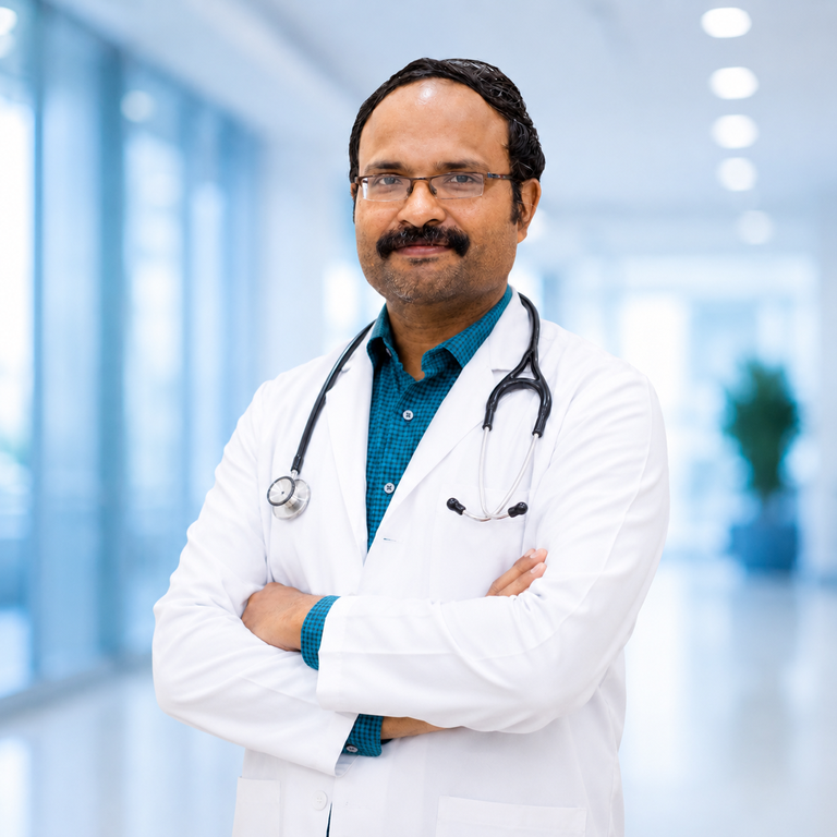 Portrait of Dr Vamsidhar Reddy, Gastroenterology specialist at Wellness Hospitals
