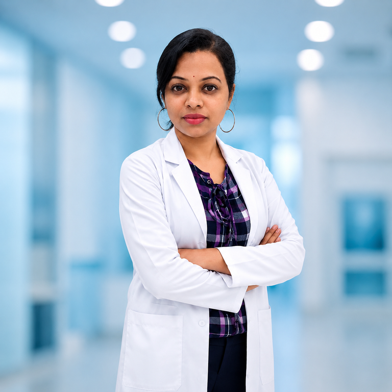 Portrait of Dr Hima Bindu, Dermatology specialist at Wellness Hospitals