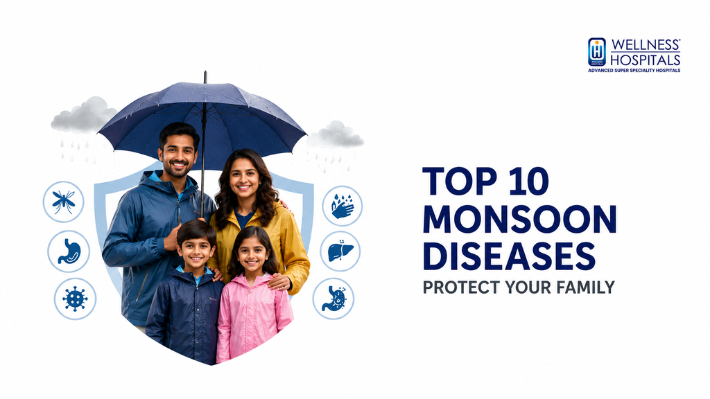 Cover image — Top 10 Monsoon Diseases in India (And How to Protect Your Family)