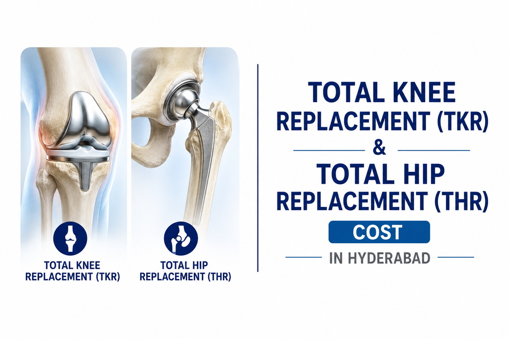 Cover image — Total Knee Replacement (TKR) and Total Hip Replacement (THR) Cost in Hyderabad